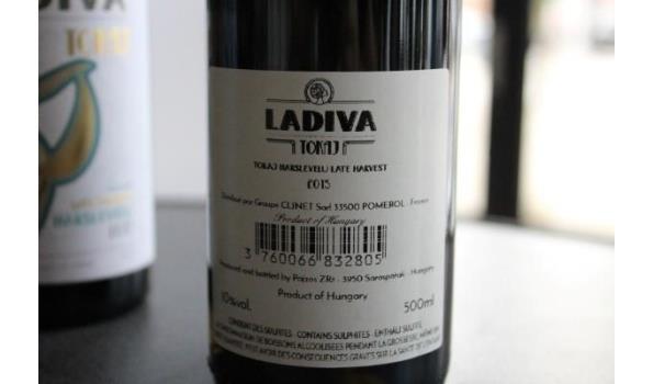 6 flessen à 50cl witte wijn, Ladiva Tokay, 2015